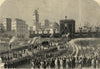Obsequies of the Duke of Malakhov at Algiers on the 4th of June. Algeria 1864