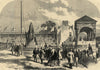 Prince Albert statue inauguration, Perth, Scotland. Queen Victoria present 1864
