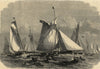 A Barking carrier collecting fish from the trawler fleet on the Dogger Bank 1864
