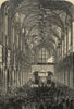 Reopening of the Chapel in the royal palace of Frederiksborg, Denmark 1864