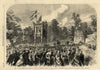 Prince & Princess of Wales arriving at the castle of Bernstorf, Denmark 1864