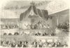 The Prince & Princess at the Royal Dramatic Theatre, Stockholm. Sweden 1864