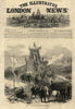 Opening of the Clifton Suspension Bridge. Gloucestershire. Society 1864 print