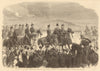 Prince of Wales reviewing troops. Phoenix Park Dublin International Expo 1865