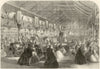 Industrial Exhibition at Bingley Hall, Birmingham 1865 old antique print