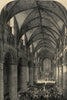 The Gloucester Musical Festival: the nave of the cathedral, looking west 1865