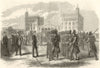 Austro-Prussian War: Austrian Jägers. Northern railway station, Vienna 1866