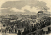 Prince of Wales reviewing North of England Volunteers, York racecourse 1866