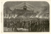Belgian National Rifle Meeting Brussels Burgomaster volunteers Hotel Ville 1866