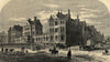 The new infirmary at Leeds. Yorkshire. Medical 1868 old antique print picture
