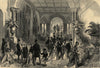 The grand staircase at the Leeds Exhibition of Arts. Yorkshire. Buildings 1868