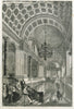 The grand staircase of the new Foreign Office. London 1868 old antique print