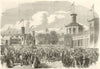 The German rifle meeting at Vienna: Distribution of the prizes. Austria 1868
