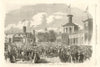 The German rifle meeting at Vienna: Distribution of the prizes. Austria 1868