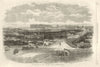 Glorious Revolution: The Royal Palace, Madrid. Spain 1868 old antique print