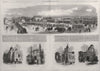 Colchester town & camp. Military Road castle abbey St. Nicholas St. Botolph 1869