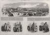 Colchester town & camp. Military Road castle abbey St. Nicholas St. Botolph 1869