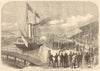 Opening of the Albert Dock, Hull. Prince of Wales (Edward VII) HMS Vivid 1869