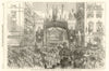 Swiss National Festival: Meeting of the Cantons, Rue du Mont Blanc, Geneva 1869