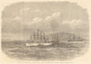 The Great Eastern Portland harbour British Indian submarine Telegraph Cable 1869
