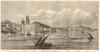 Asuncion, the capital of Paraguay 1870 old antique vintage print picture