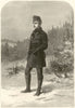 Prince Arthur in Canada 1870 old antique vintage print picture