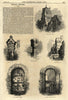 York. Holy Trinity Alms-Box Skipwith Micklegate Bar Selby church 1870 print