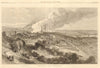 View of the Creusot colliery & ironworks, in Burgundy. Saône-et-Loire 1870