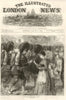 Franco-Prussian War: The Imperial Guard at Metz. Moselle 1870 old print