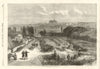 Franco-Prussian War: Metz from the Thionville Road. Moselle 1870 old print