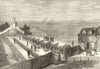 Defence of Paris: General Trochu inspecting the Buttes Montmartre batteries 1870