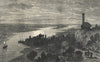 Valley of the Loire, with the lanterne de Rochecorbon. Indre-et-Loire 1871