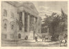 Marriage of Princess Louise: arrival of the newly-weds at Claremont. Surrey 1871