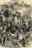 The Scott Centenary: A dream of the Waverley novels. Scotland 1871 old print