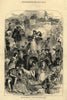 The Scott Centenary: A dream of the Waverley novels. Scotland 1871 old print