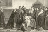 Mary of Burgundy asking Ghent Sheriffs to pardon councillors, by ME Wauters 1872