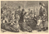 A day in the country. Society. Children 1872 old antique vintage print picture
