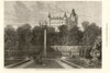 Dunrobin Castle, seat of the Duke of Sutherland, visited by Queen Victoria 1872