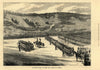 Autumn Campaign: march past at Beacon Hill, Amesbury. Wiltshire. Militaria 1872