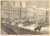 Prince Arthur at Leeds: arrival of the prince at the town hall. Yorkshire 1872