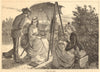 A sketch from nature. Artists 1872 old antique vintage print picture