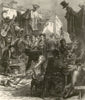Buying arms in the Rastro, Madrid. First Spanish Republic. Guns Rifles 1873