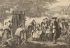 A Punch & Judy show by C. Losch. Performing Arts. Children 1873 old print