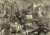 Trades procession at Bradford. Opening of the new town hall. Yorkshire 1873