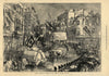 Trades procession at Bradford. Opening of the new town hall. Yorkshire 1873