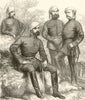 The Civil War in Spain: Don Carlos & his Staff. First Spanish Republic 1873