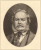 The late Sir Edwin Landseer, R. A. Portraits 1873 old antique print picture