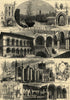 The Bristol Musical Festival: view in Bristol. Gloucestershire 1873 old print