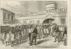 3rd Anglo-Ashanti War. Women Cape Coast Castle provisions for troops. Ghana 1874