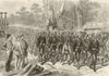 Third Anglo-Ashanti War: Naval Brigade arriving in camp at Prahsu. Ghana 1874